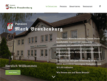 Tablet Screenshot of hotel-pension-potsdam.de